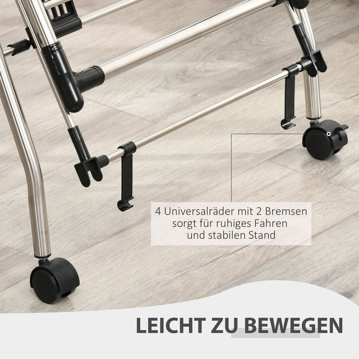 Clothes Airer With Telescopic Rods, Clothes Dryer, Clothes Rack, Stand Dryer, Foldable, Large Drying Room, Stainless Steel, 138.5X63X208Cm