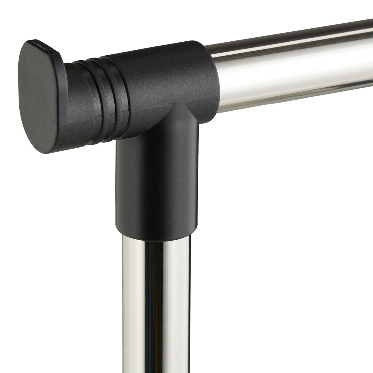 Clothes Rack with Wheels – Adjustable Metal Rail