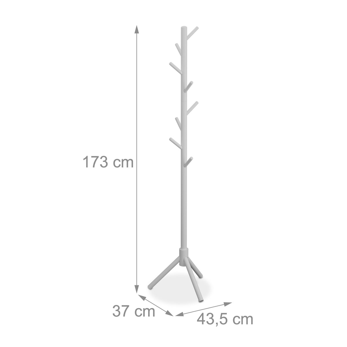 Clothes hanger in beech wood