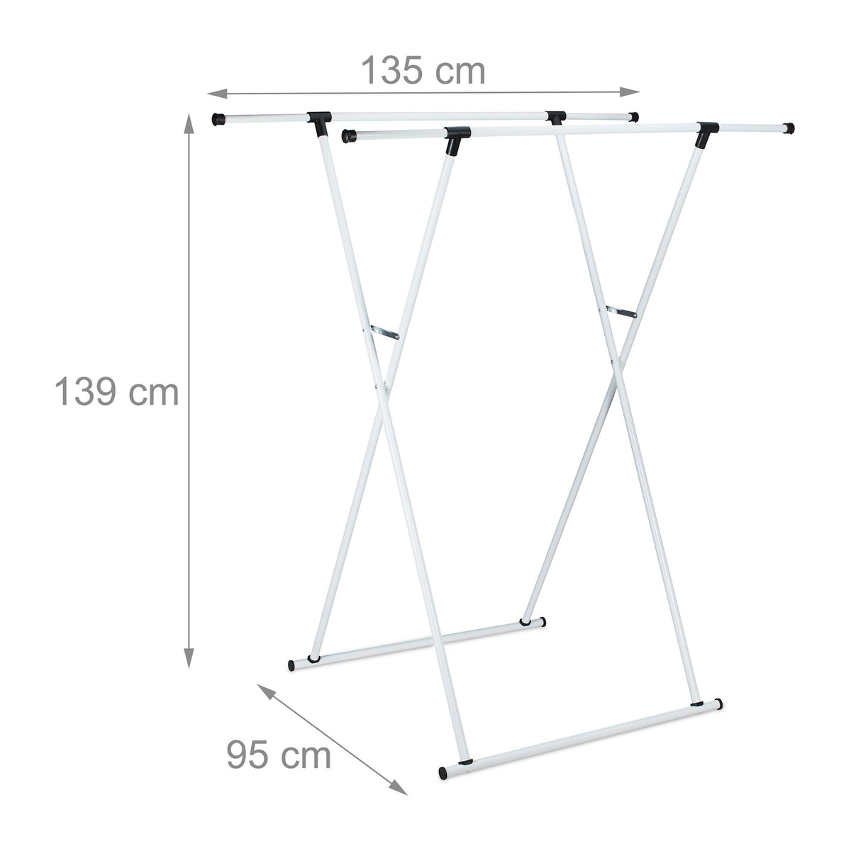 Clothes hanger retractable metal