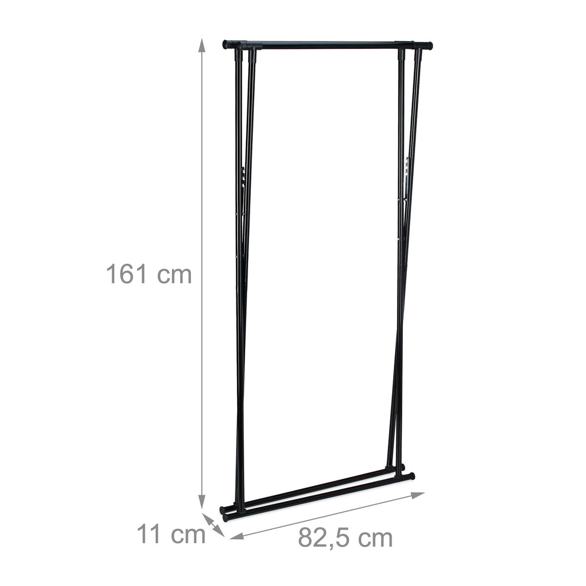 Clothes hanger retractable metal