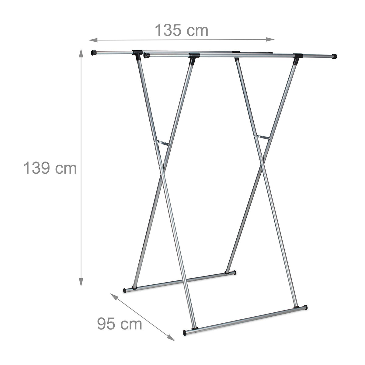 Clothes hanger retractable metal