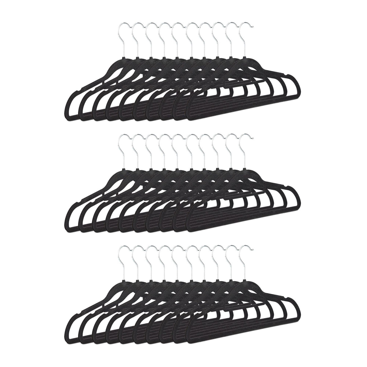 Clothes hangers Wood Set of 10