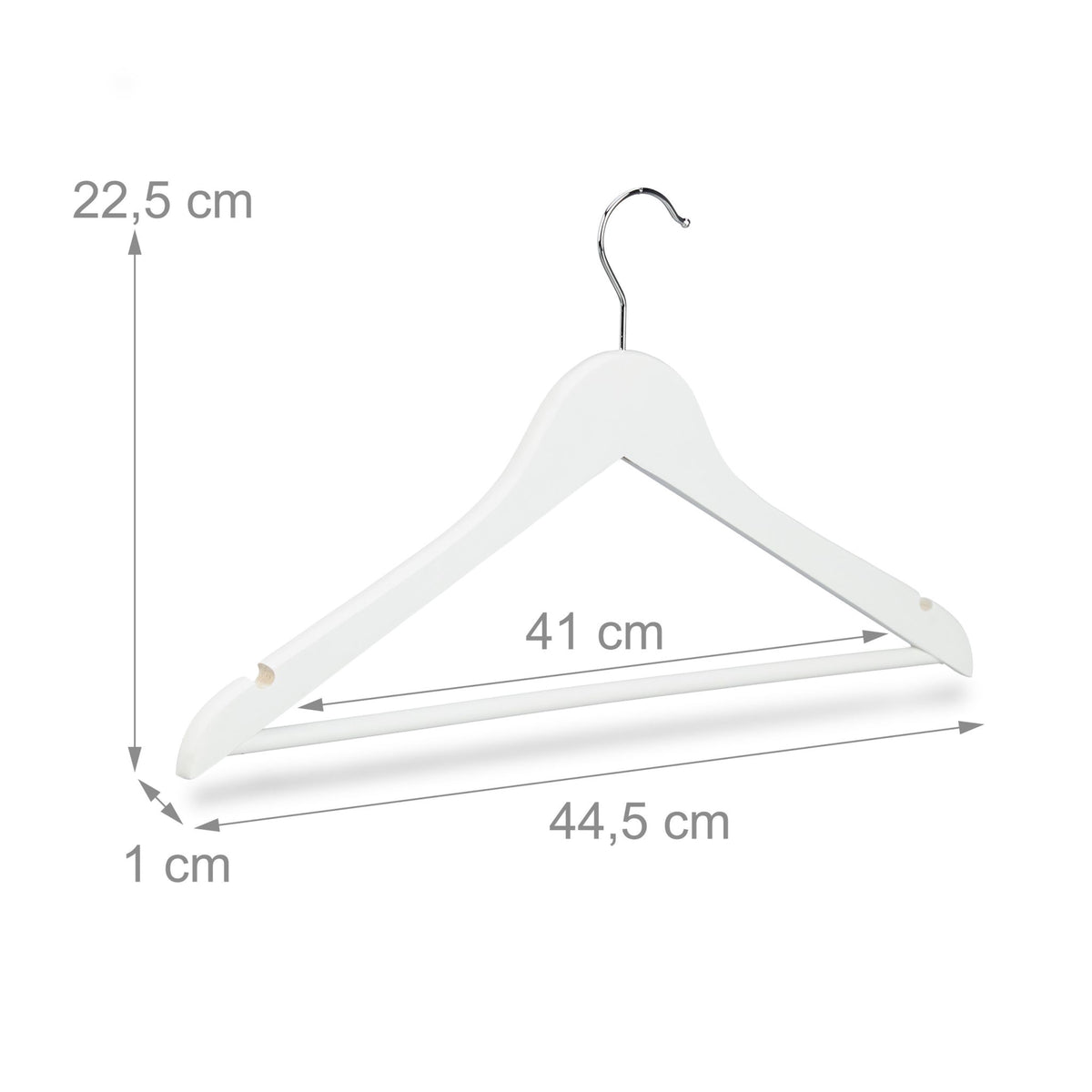 Clothes hangers Wood Set of 10