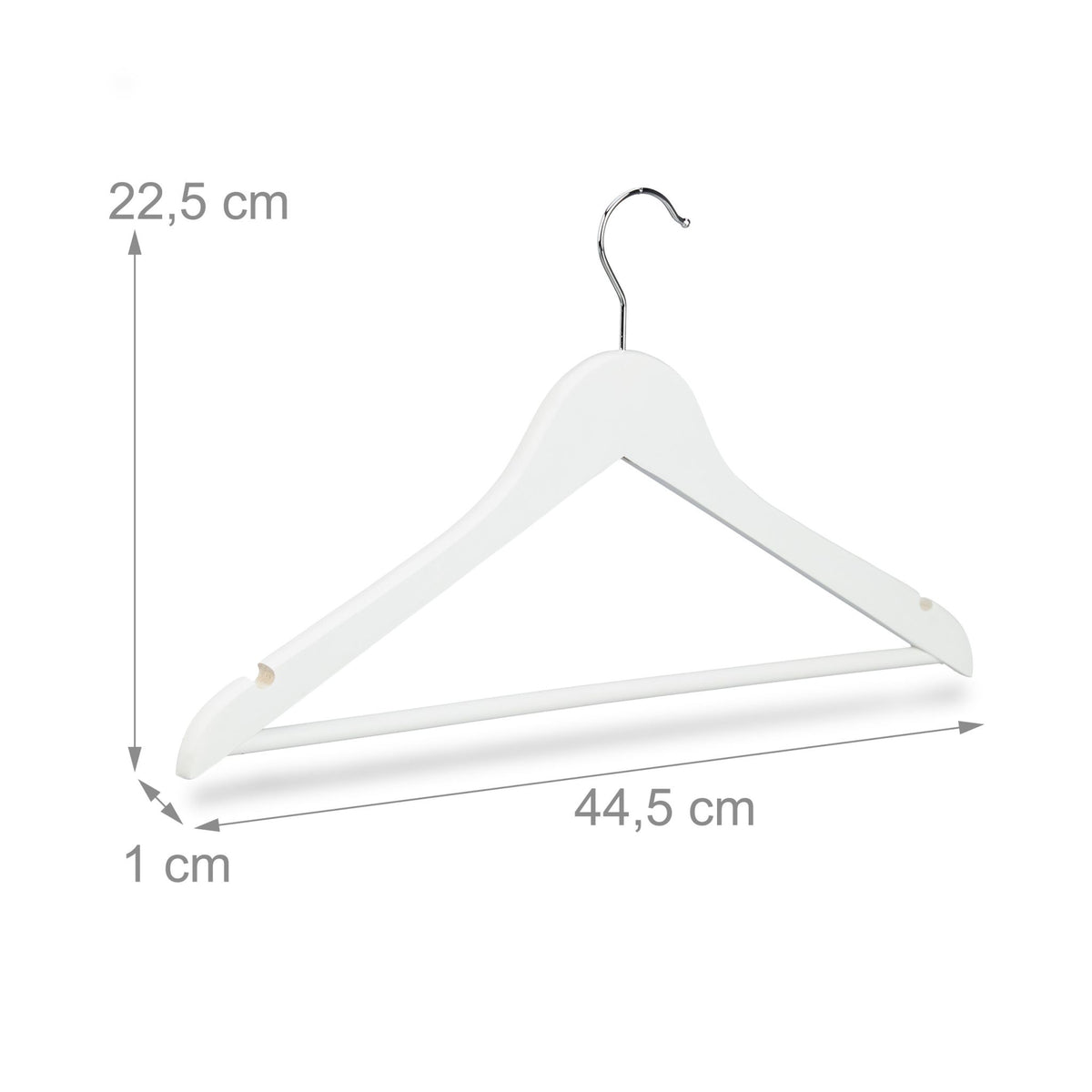 Clothes hangers Wood Set of 30
