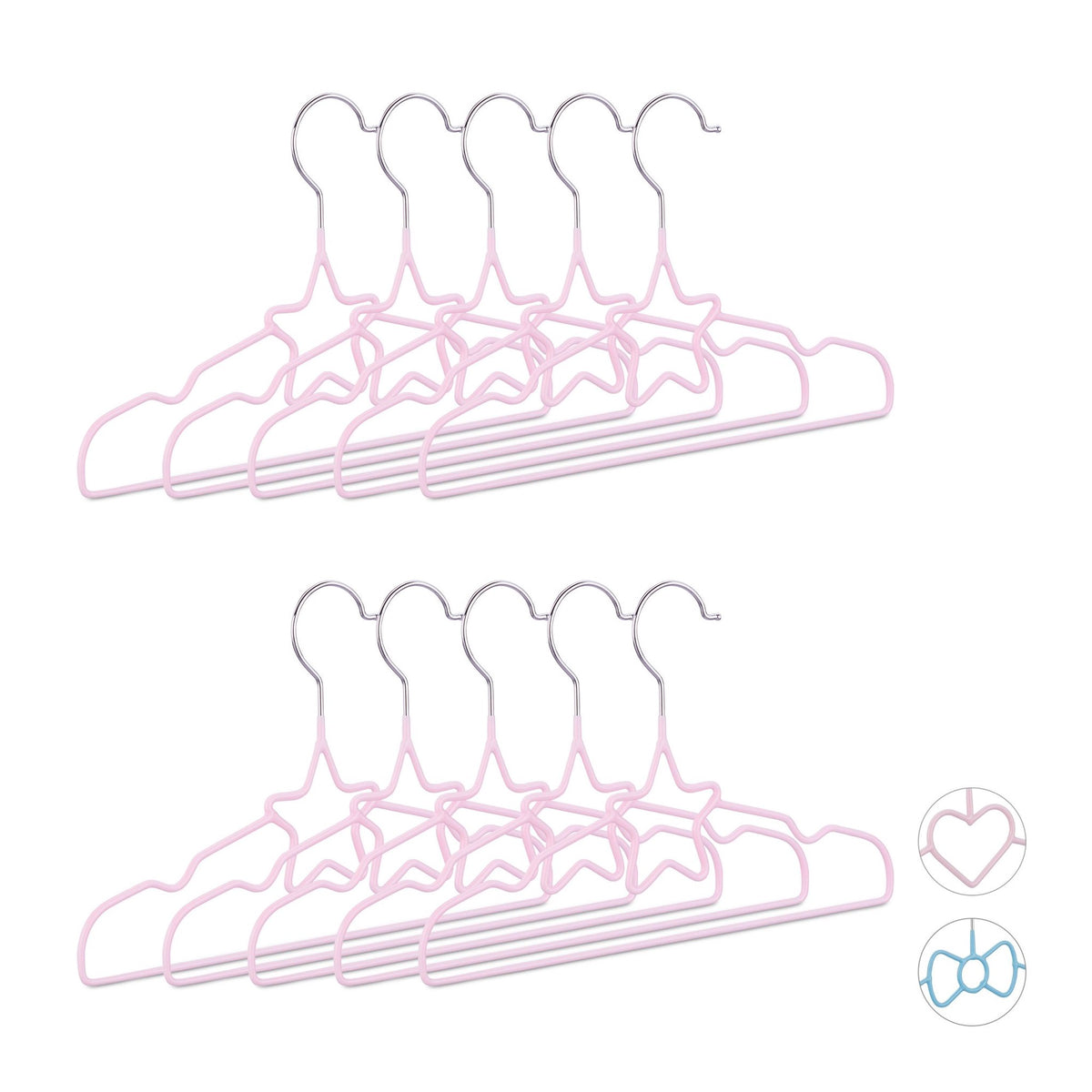 Clothes hangers for children - set of 10