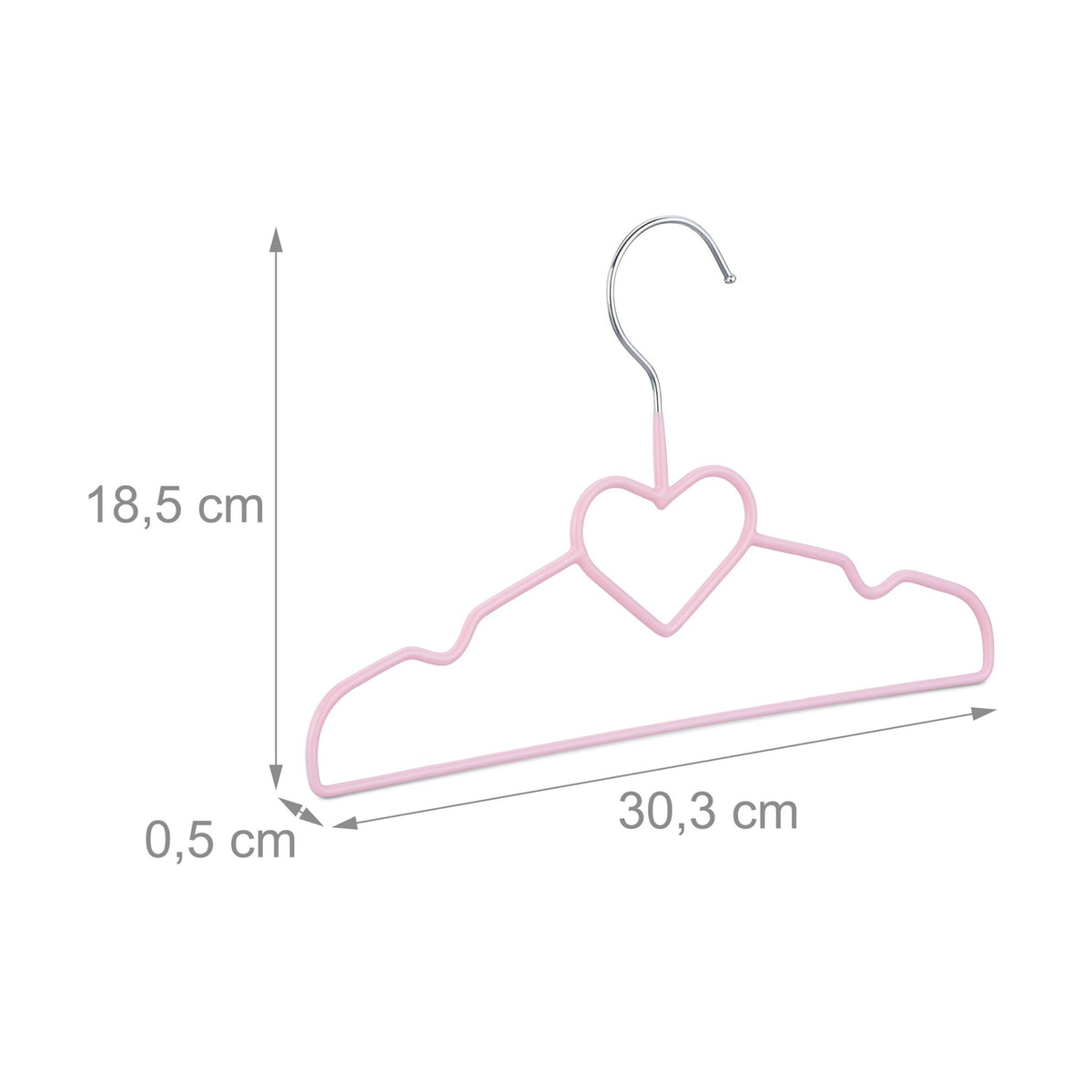 Clothes hangers for children - set of 10