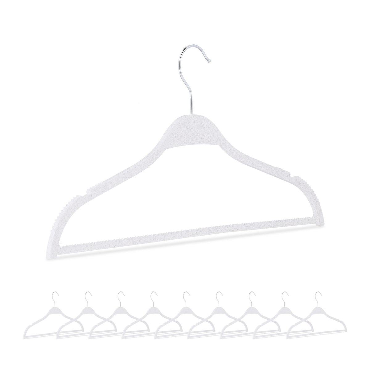 Clothes hangers made of wheat straw - 10 pcs