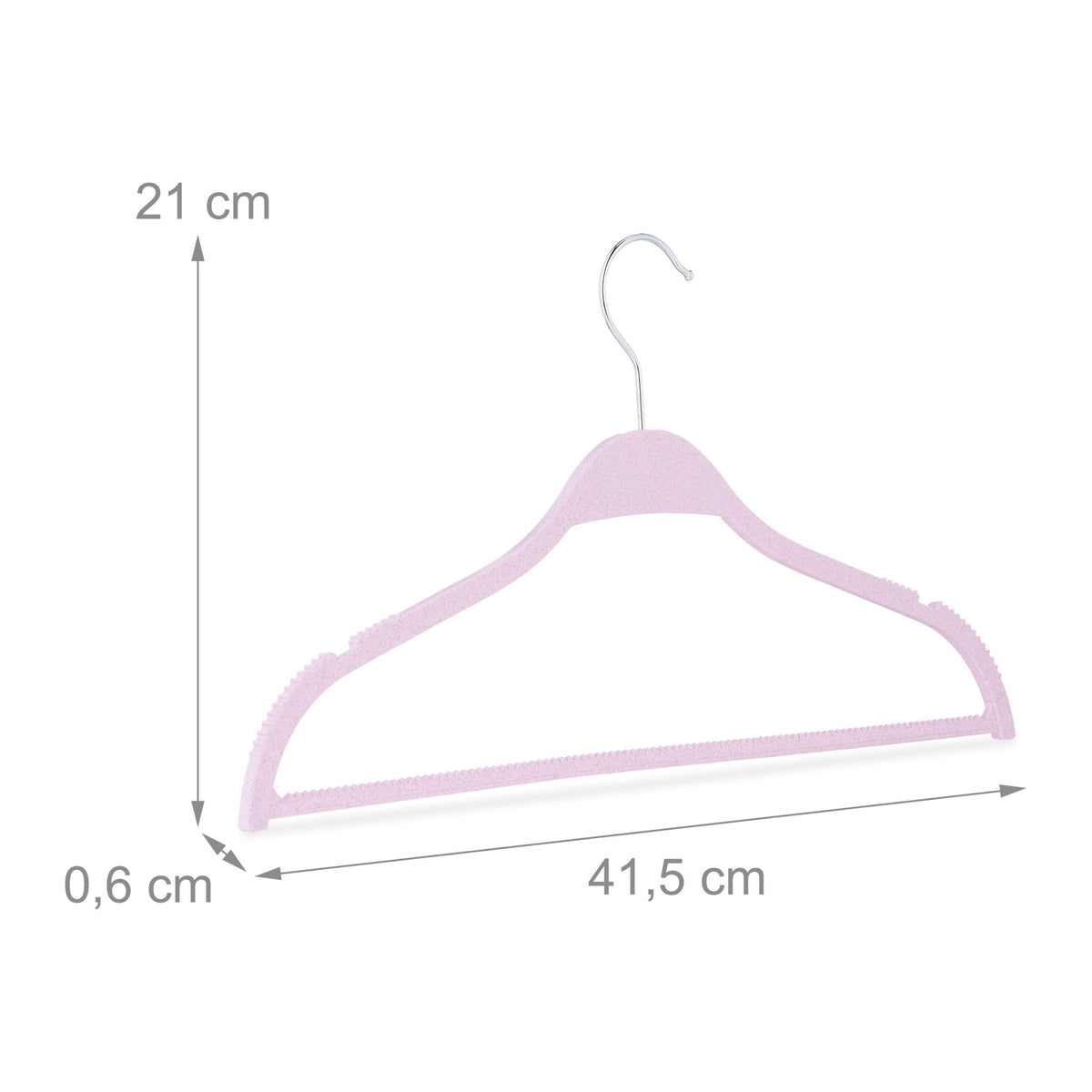 Clothes hangers made of wheat straw - 10 pcs