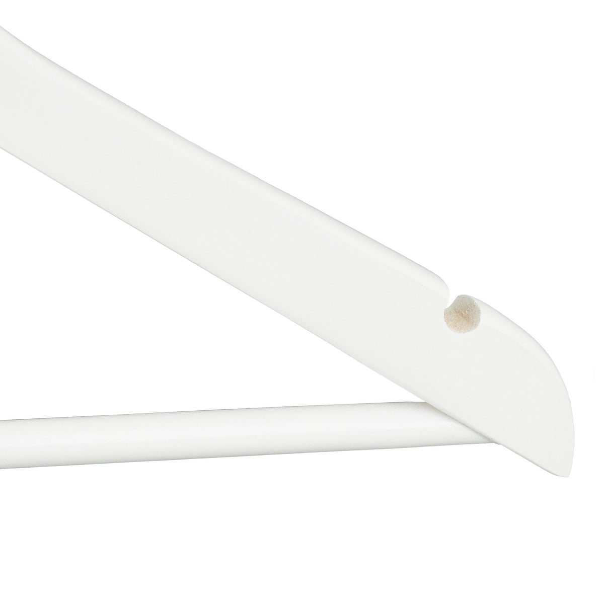 Clothes hangers with trouser bar, set of 20