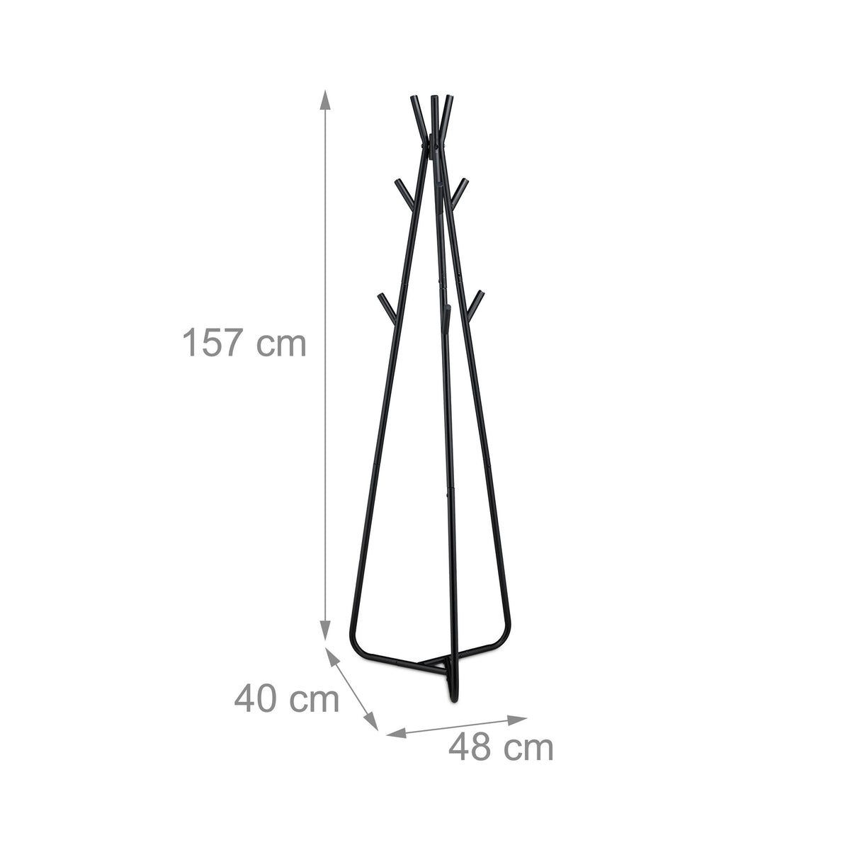 Clothes hanger triangle metal