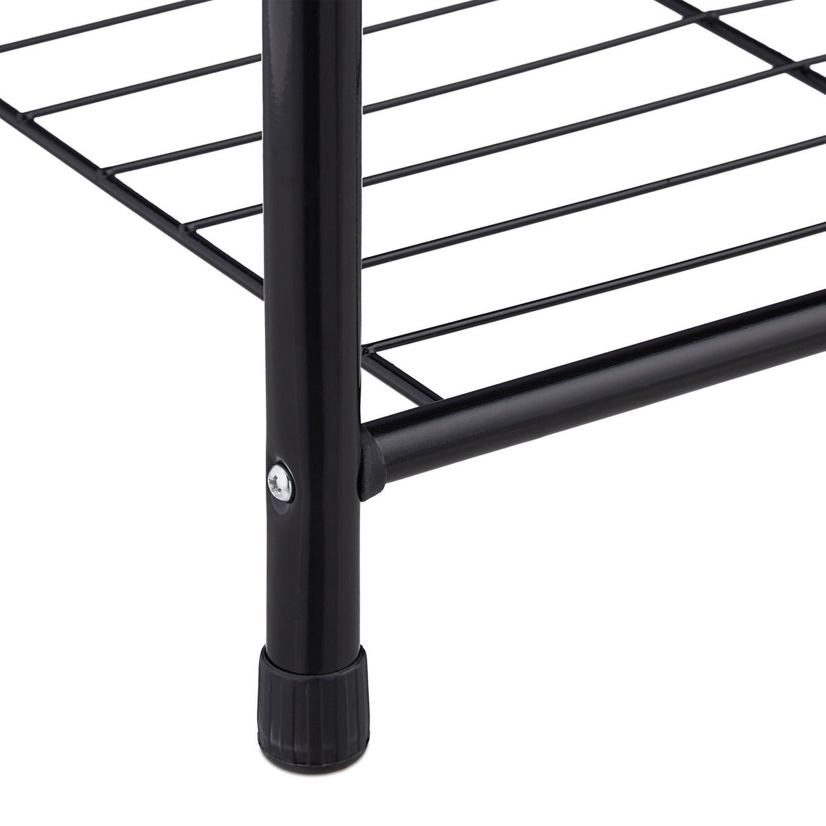 Clothes hanger with 2 shoe shelves