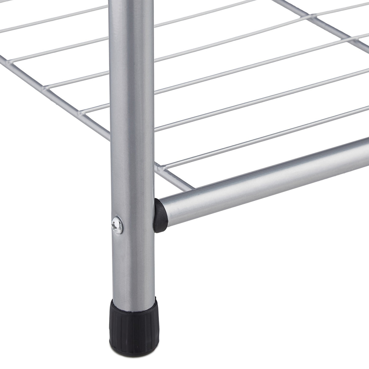 Clothes hanger with 2 shoe shelves