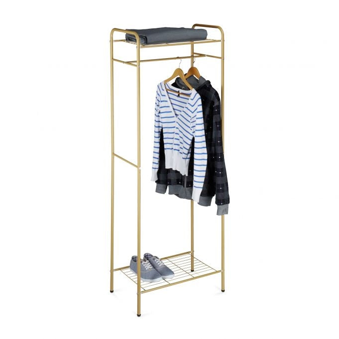 Clothes hanger with shelf SANDRA