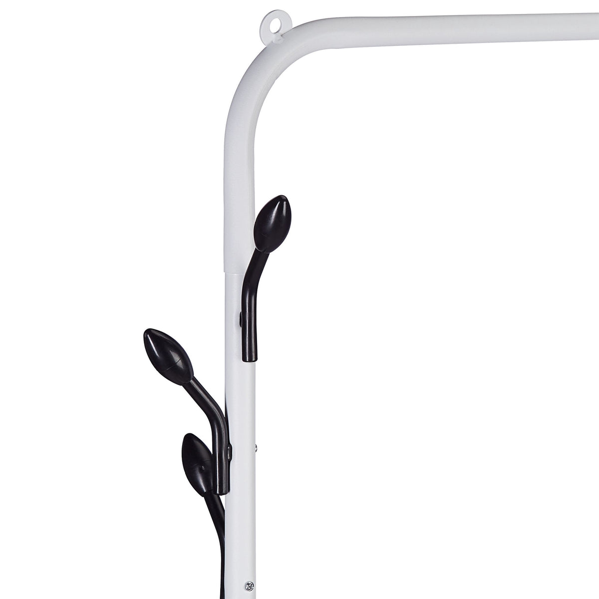 Clothes hanger with shelf and hooks