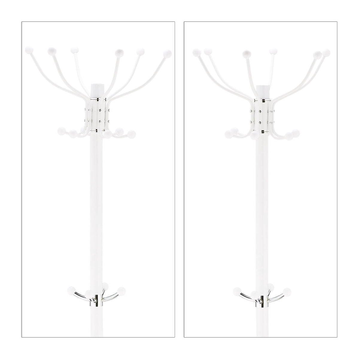 Clothes hanger with umbrella stand