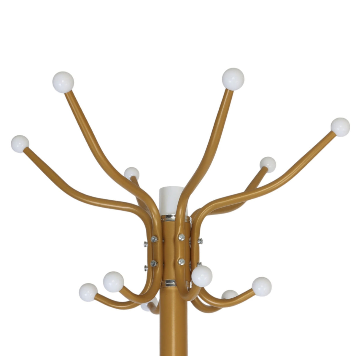 Coat Rack with Umbrella Stand, 16 Hooks, Marble Base