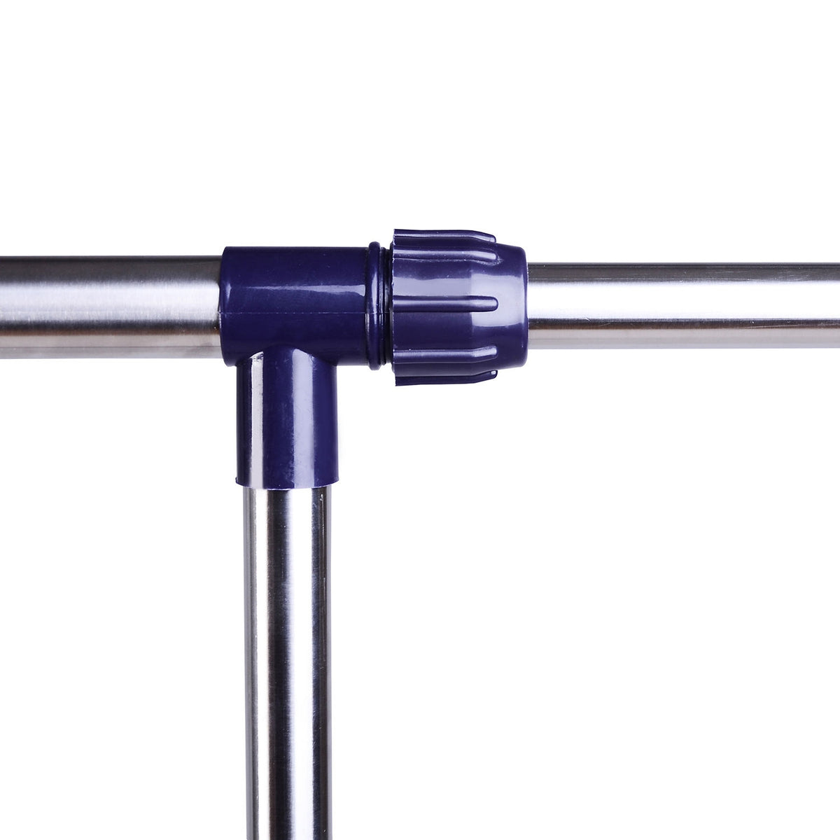 Coat Stand With Wheels, Height Adjustable, Extendable Clothes Rail, Stainless Steel