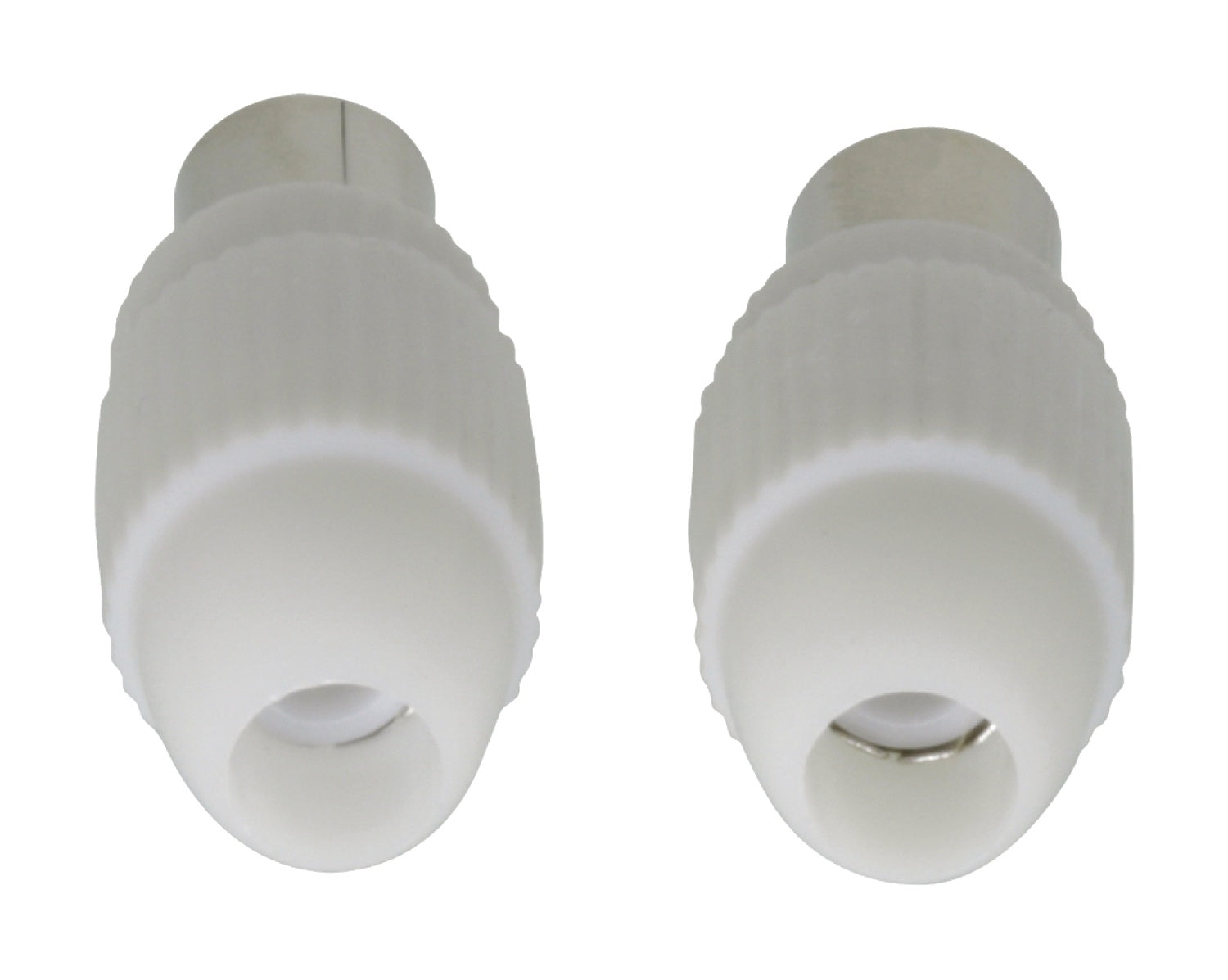 Coax Male / Female White