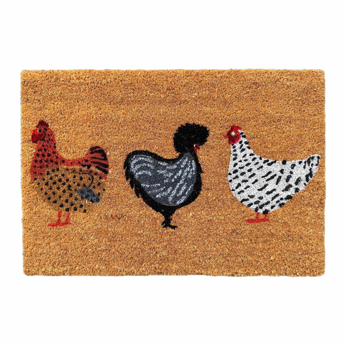 Coconut Animal Doormat, 60x40 cm, Non-Slip Backing