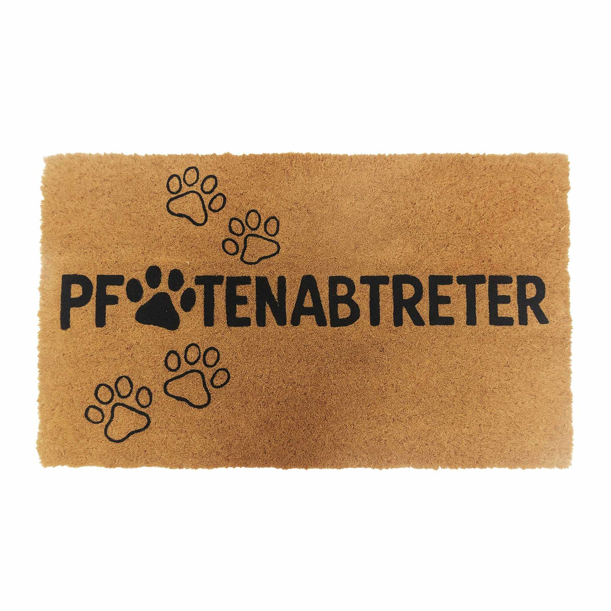 Coconut Coir Animal Doormat, 60x40 cm, Dirt-Trapping