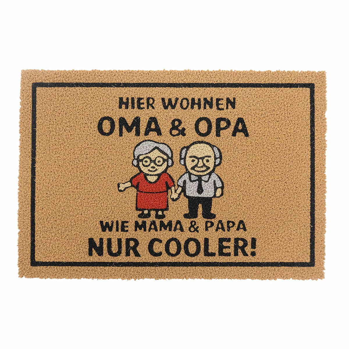 Coconut Doormat 60 x 40 cm – Non-Slip, Funny Quote