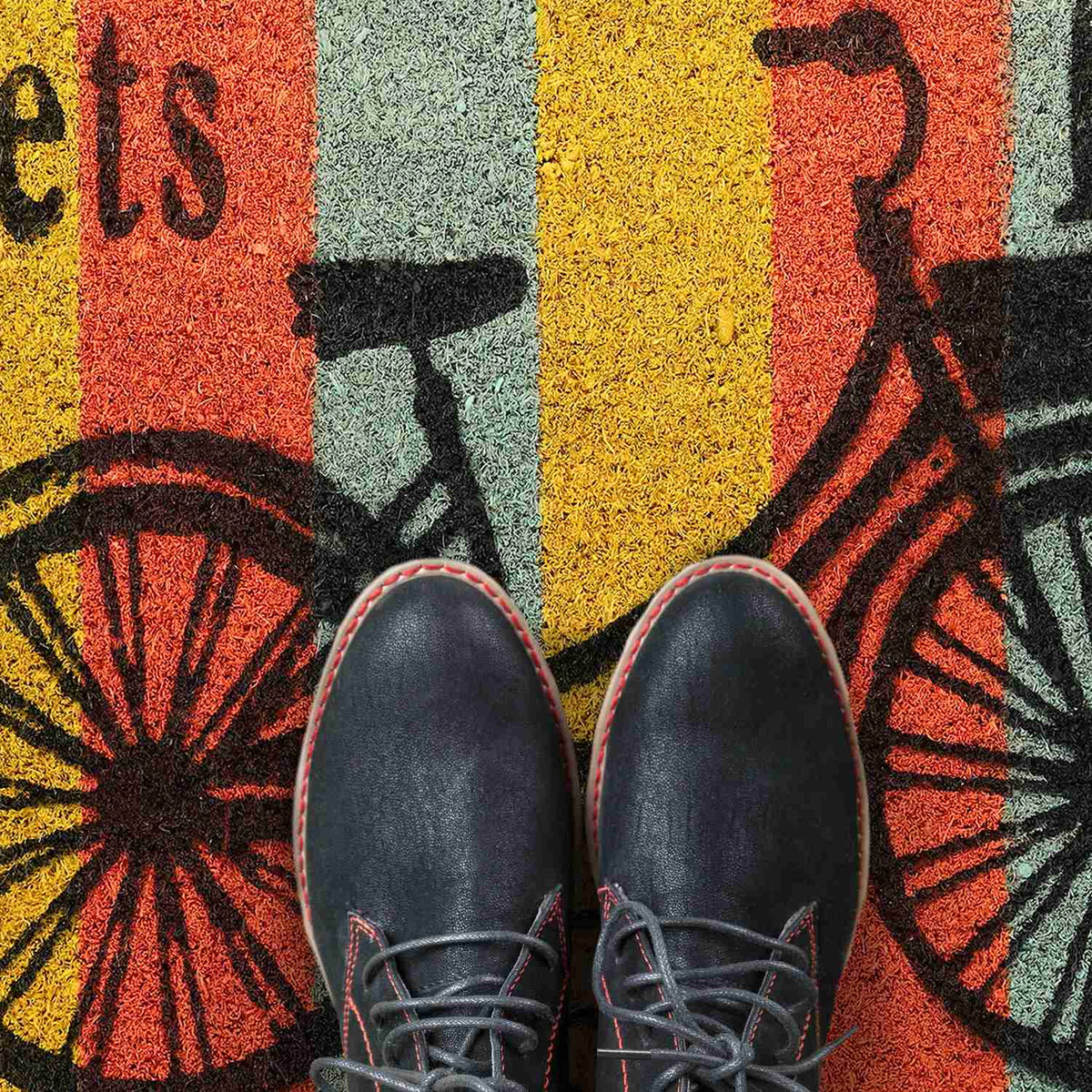 Coconut Doormat Bicycle