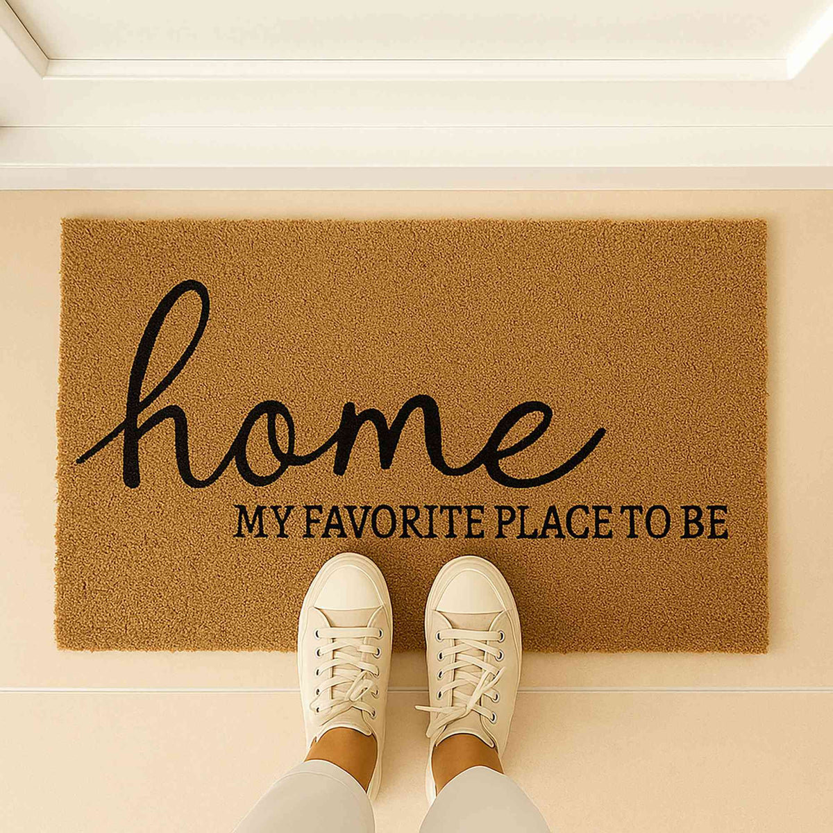 Coconut Fiber Non-Slip Door Mat – Indoor/Outdoor Use