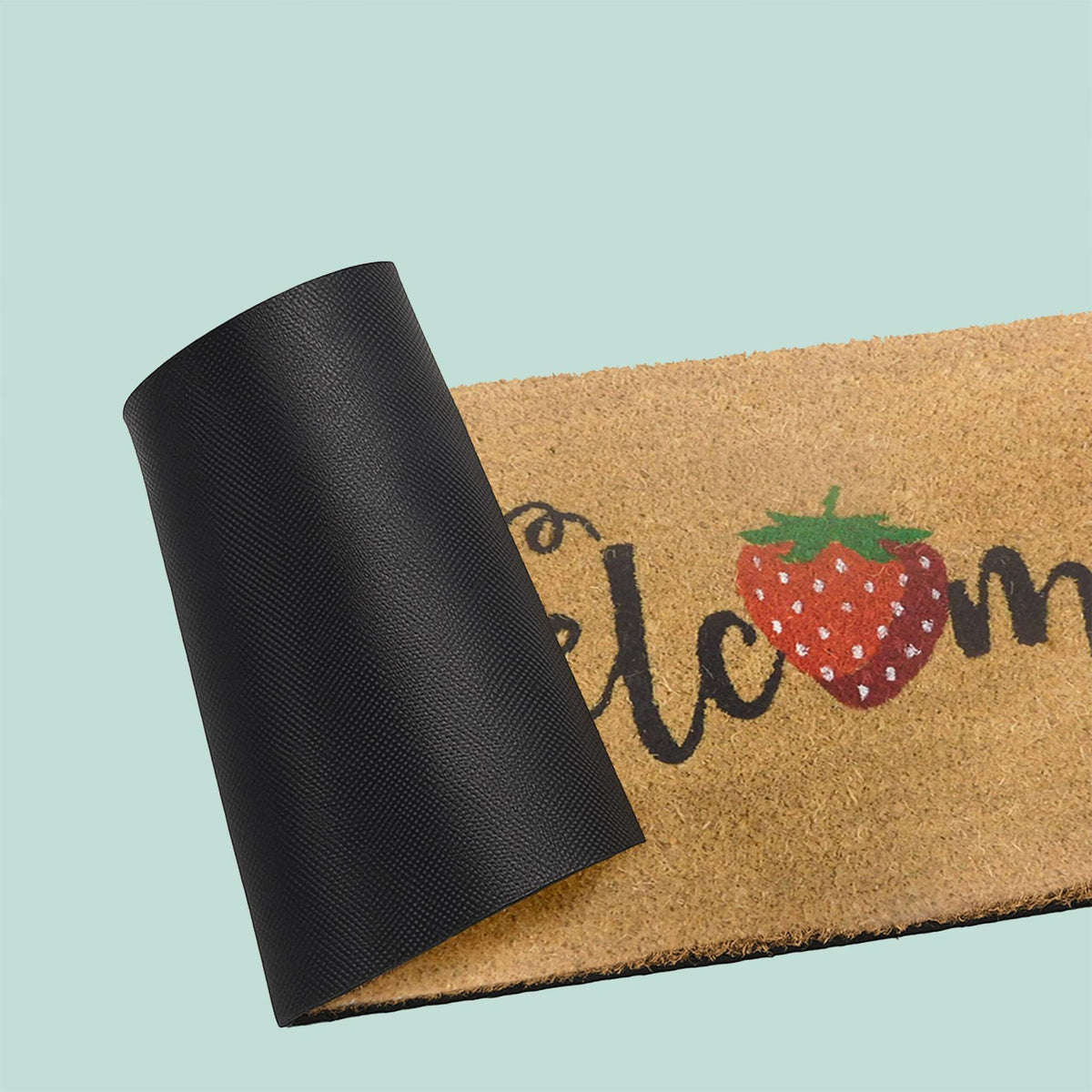 Coconut Fibre Welcome Mat – Non-Slip, Indoor/Outdoor Use