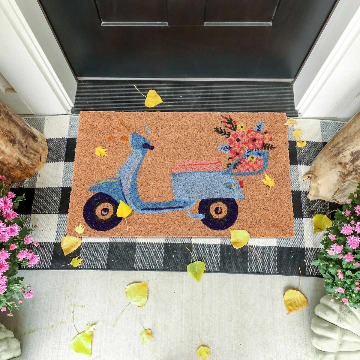 Coconut door mat Scooter