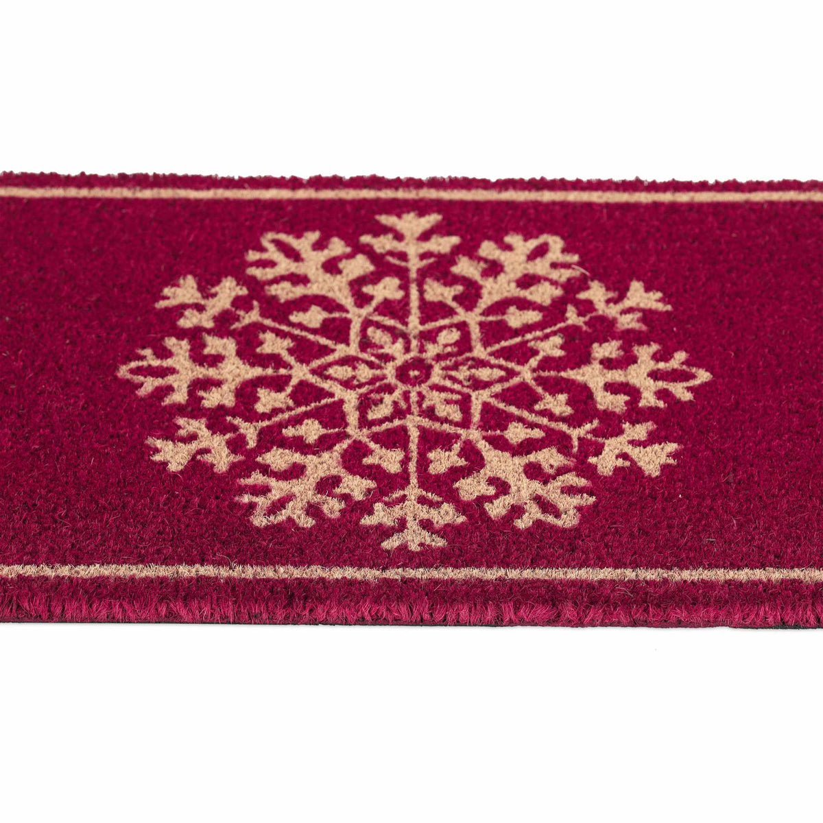 Coconut doormat "Snowflake