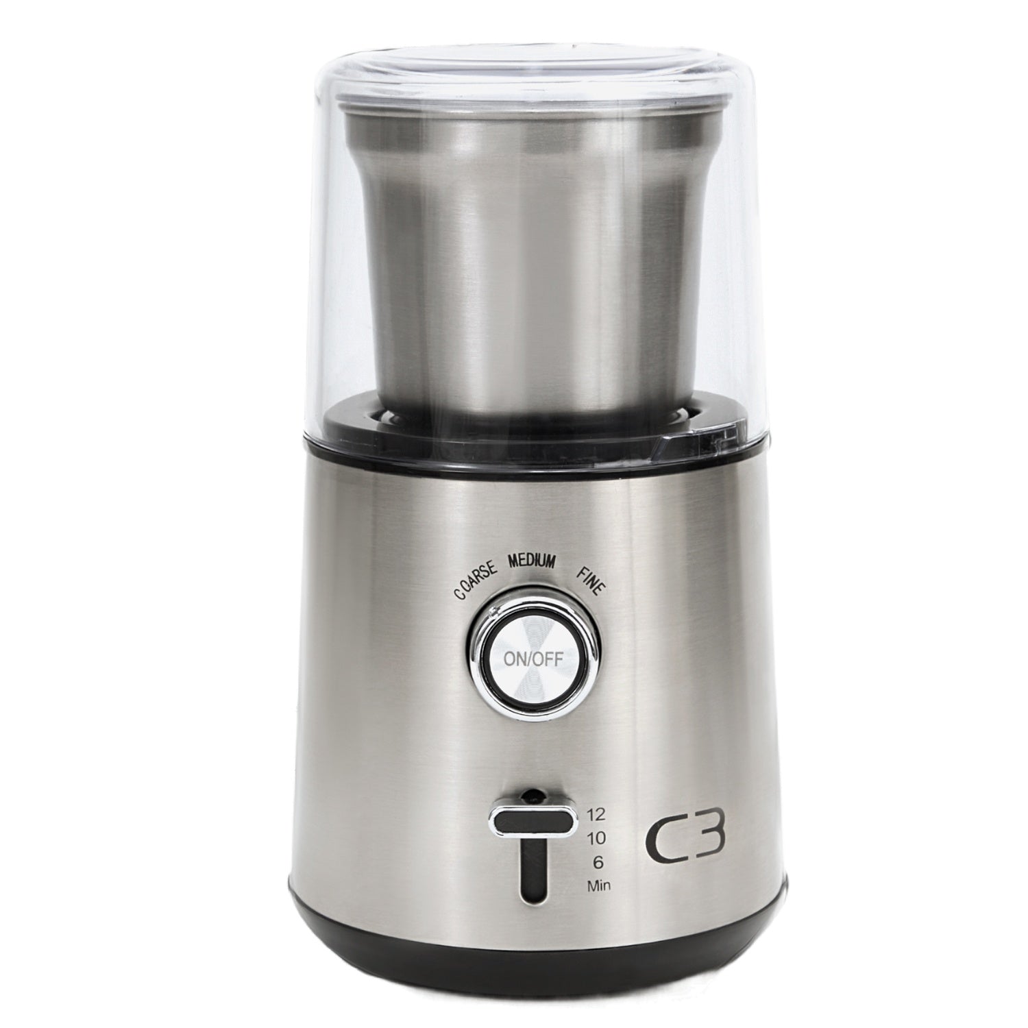 Coffee Grinder, 85g Capacity, 200W, Brushed Stainless Steel