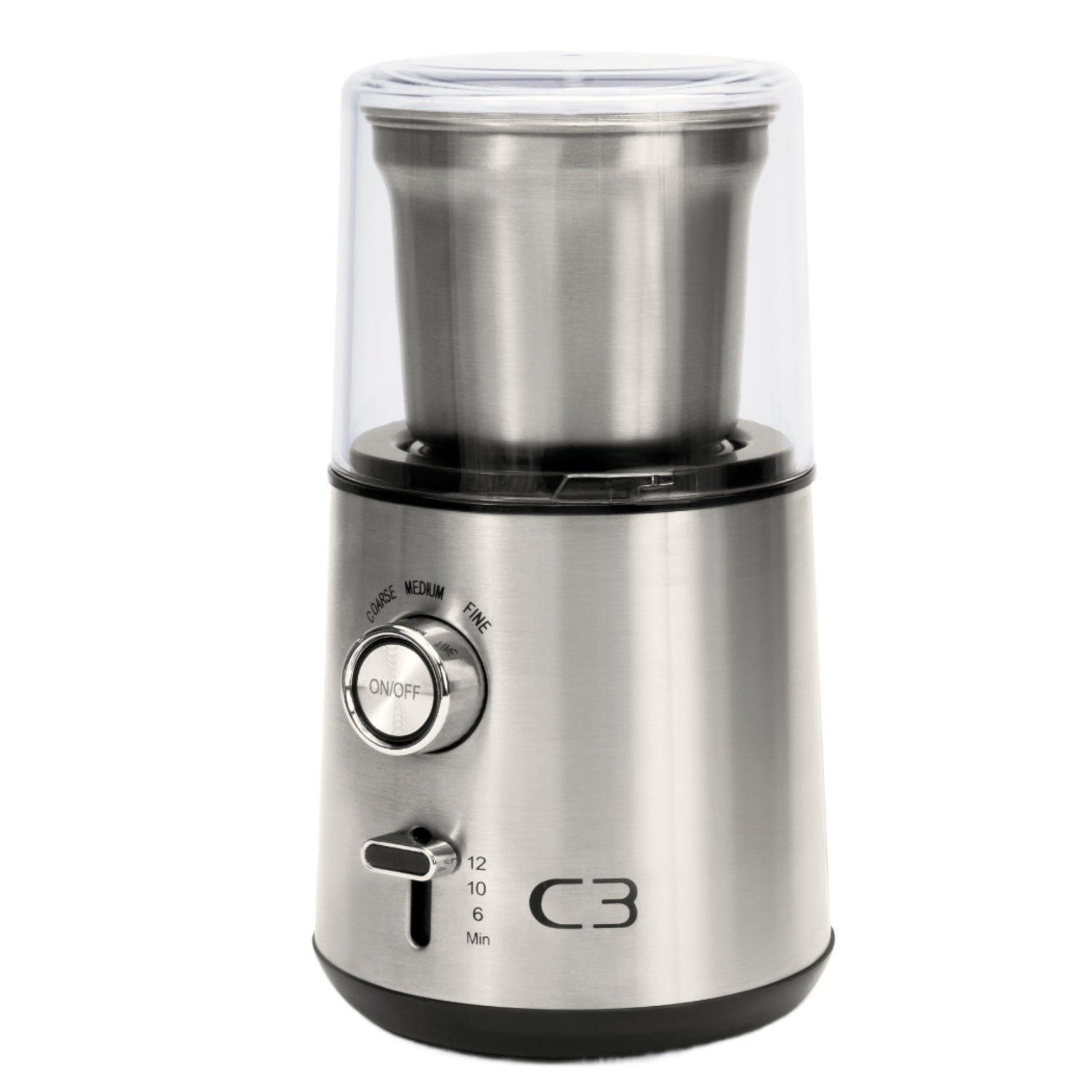 Coffee Grinder, 85g Capacity, 200W, Brushed Stainless Steel