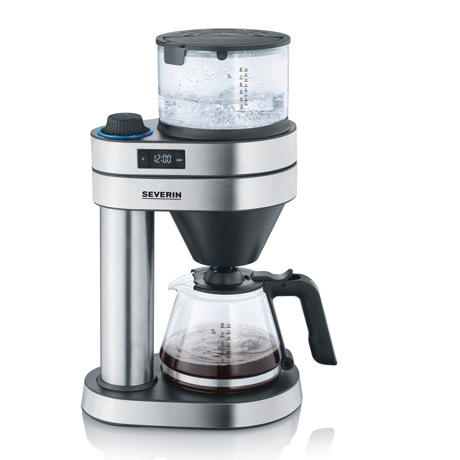 Coffee Maker, 12-Cup Capacity, Stainless Steel