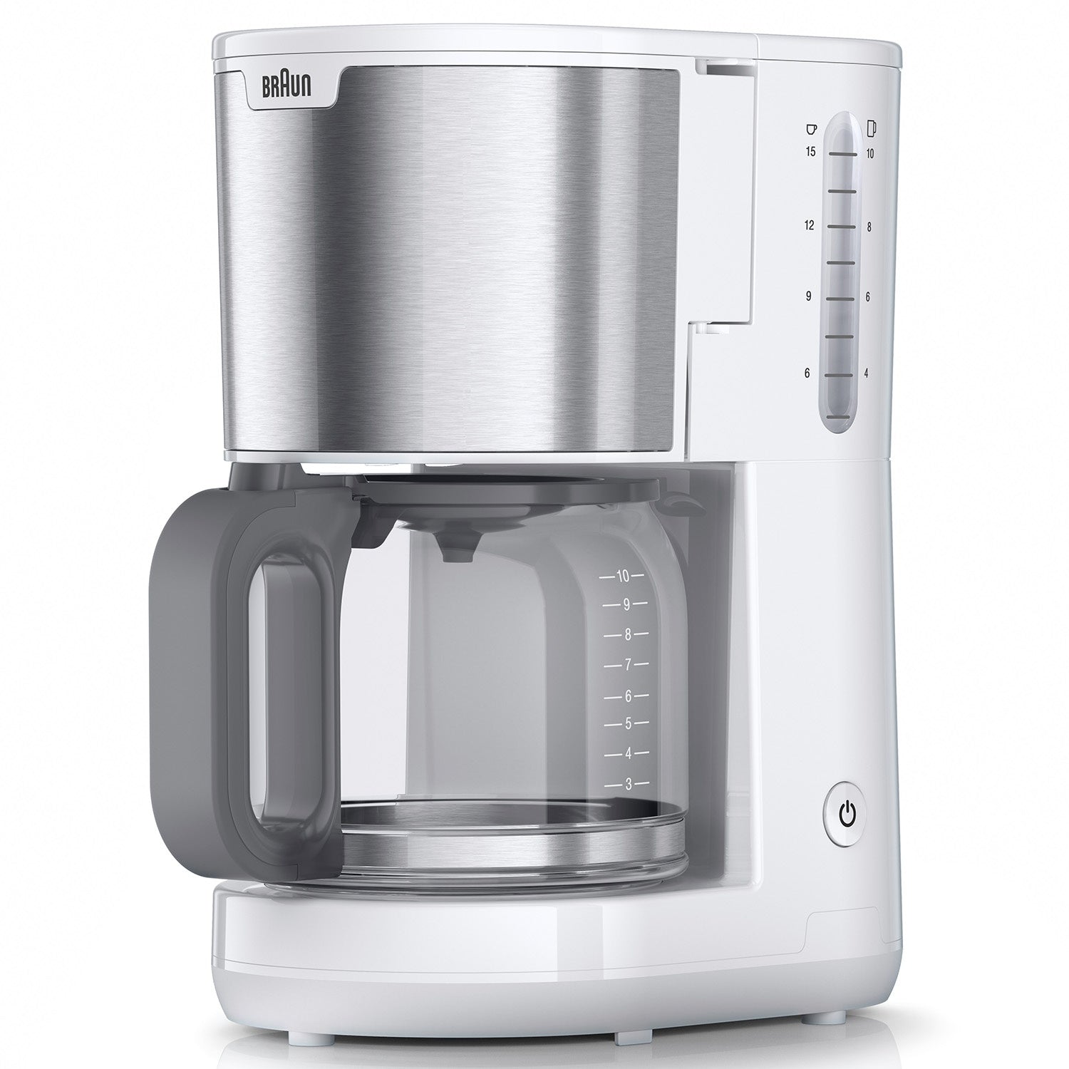 Coffee Maker, 1.5L Capacity, White