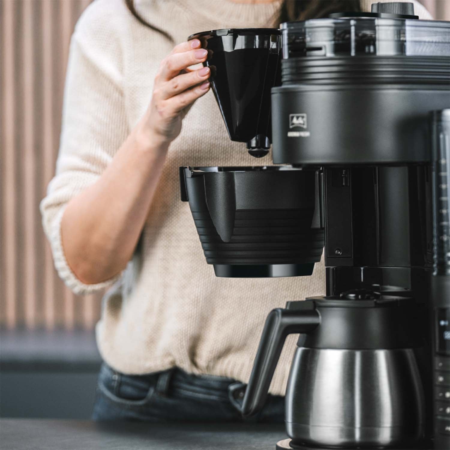 Coffee Maker, AromaFresh Therm PRO, Black