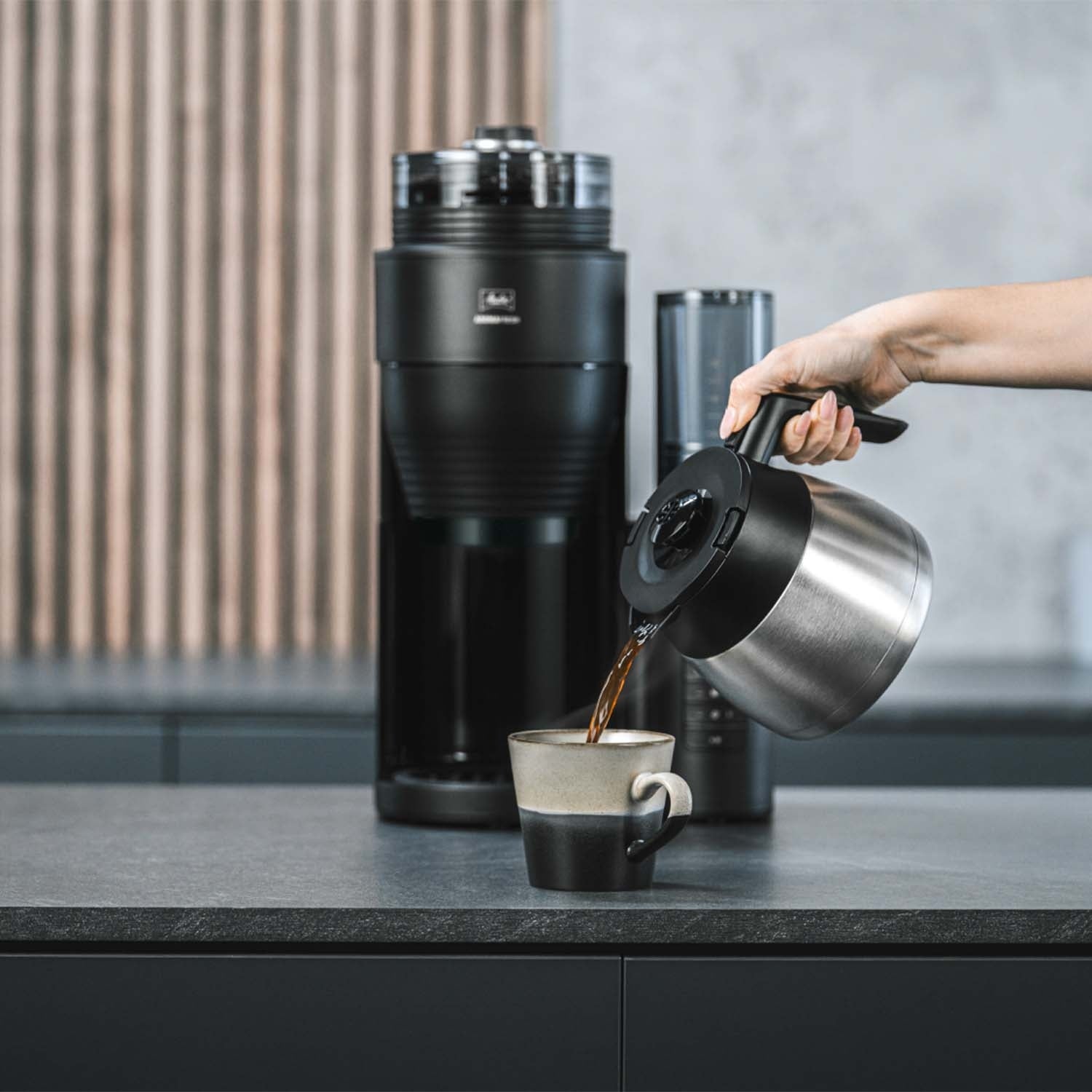 Coffee Maker, AromaFresh Therm PRO, Black