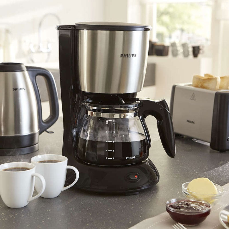 Coffee Maker with Glass Jug, 1.2L Capacity, Auto Shut-Off