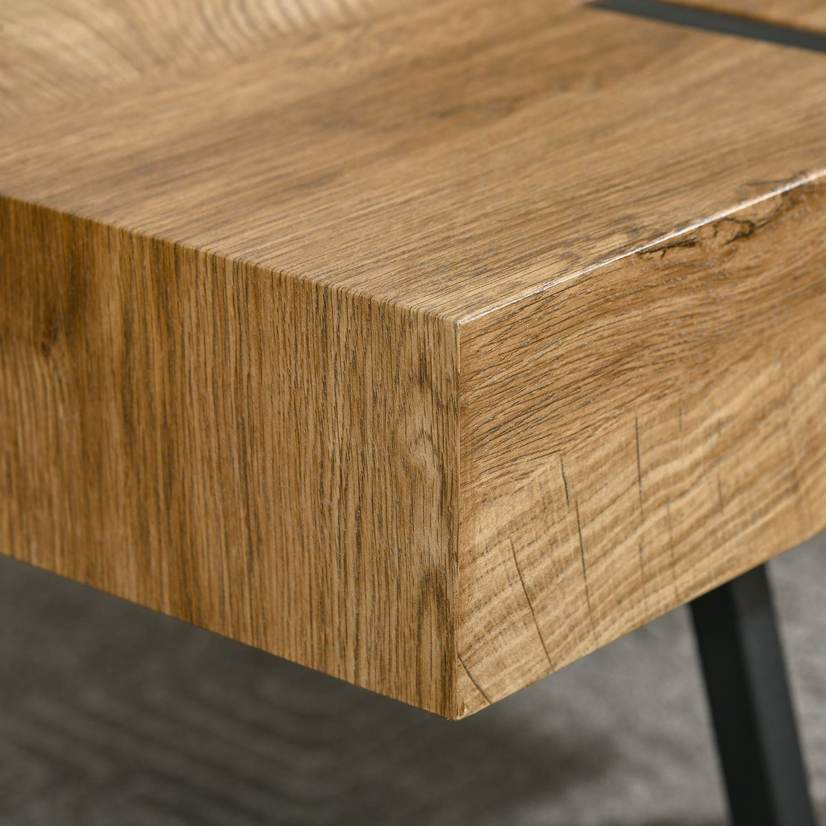 Coffee Table Side Table Sofa Table With Adjustable Footrests Living Room Table Industrial Design Mdf Metal Natural Wood 105 X 60 X 42 Cm