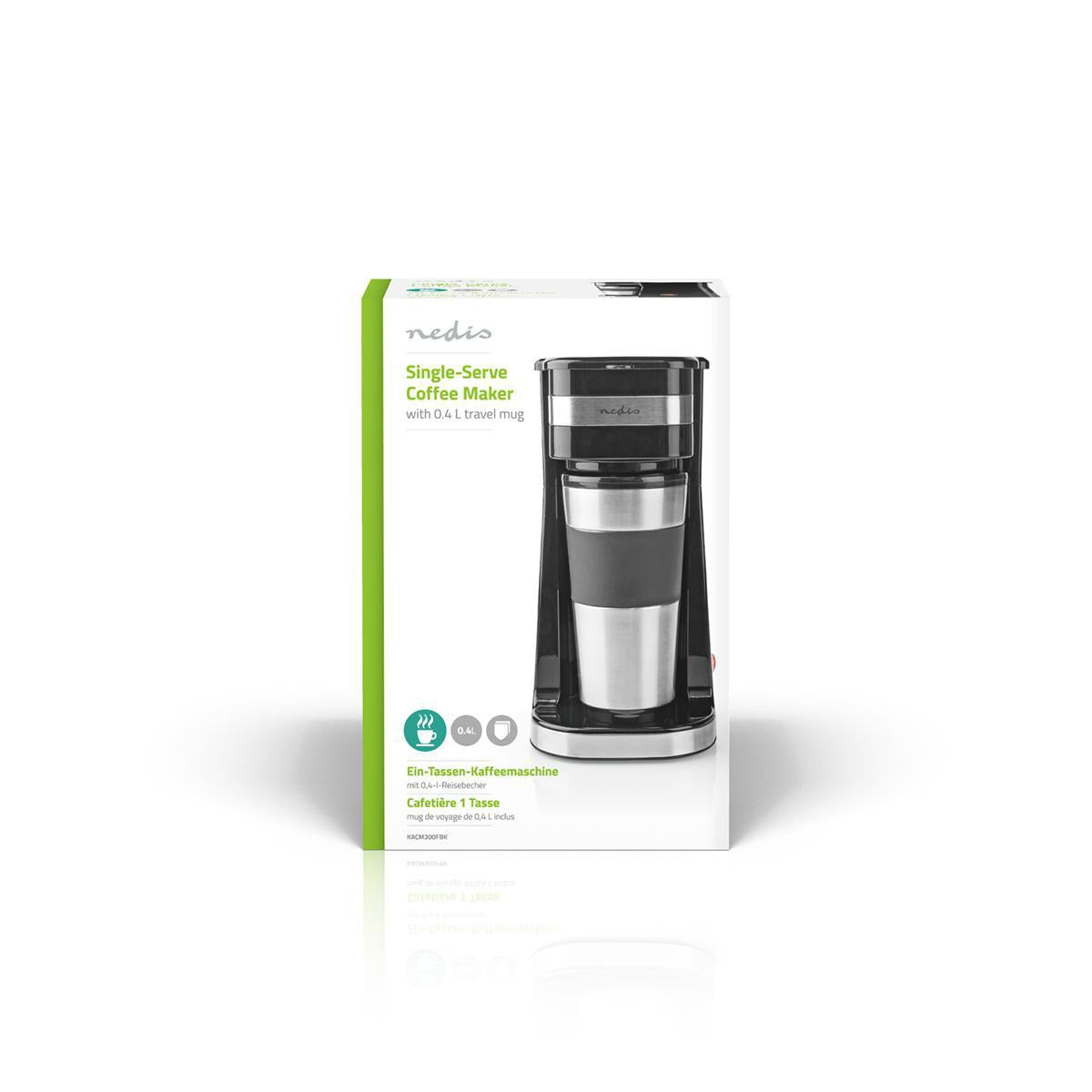 Coffee maker | Filter coffee | 0.4 l | 1 Copper | Silver / Black