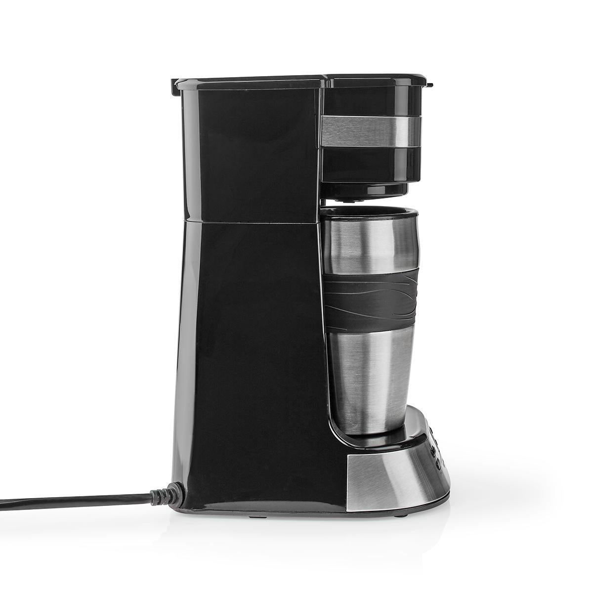 Coffee maker | Filter coffee | 0.4 l | 1 Copper | Turn on the timer | Silver / Black