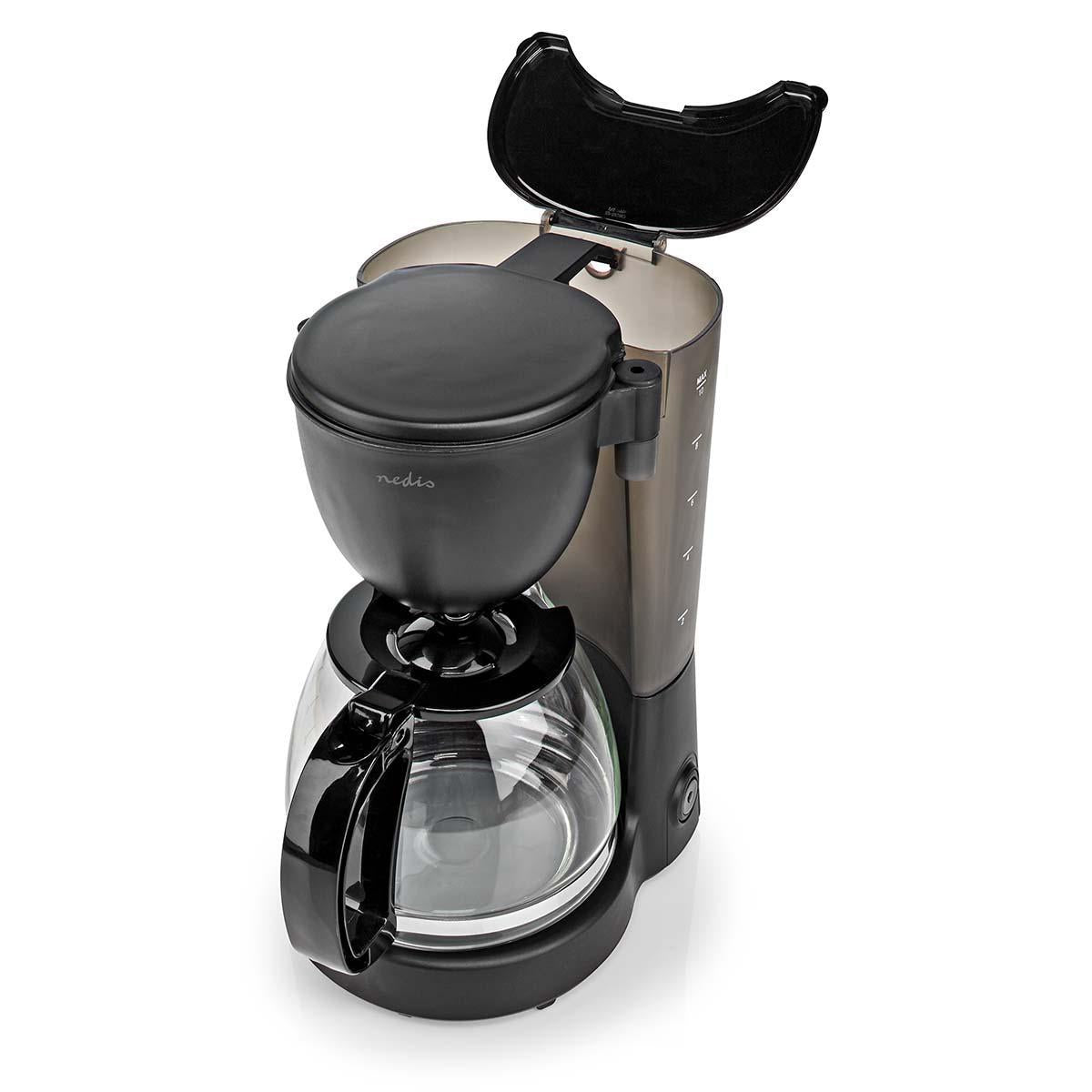 Coffee maker | Filter coffee | 1.25 l | 10 Cups | Keep warm function | Black
