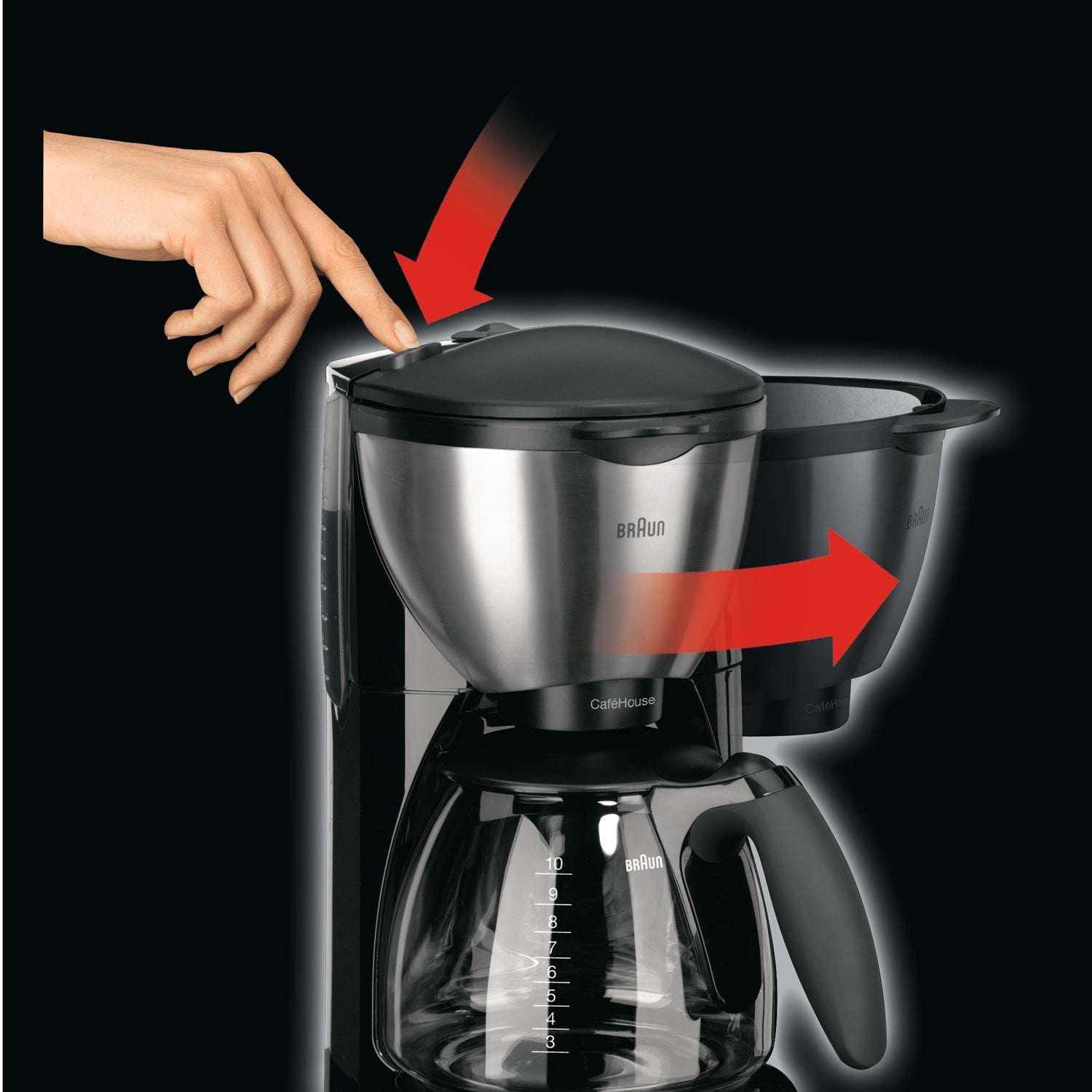 Coffee maker KF570/1 black