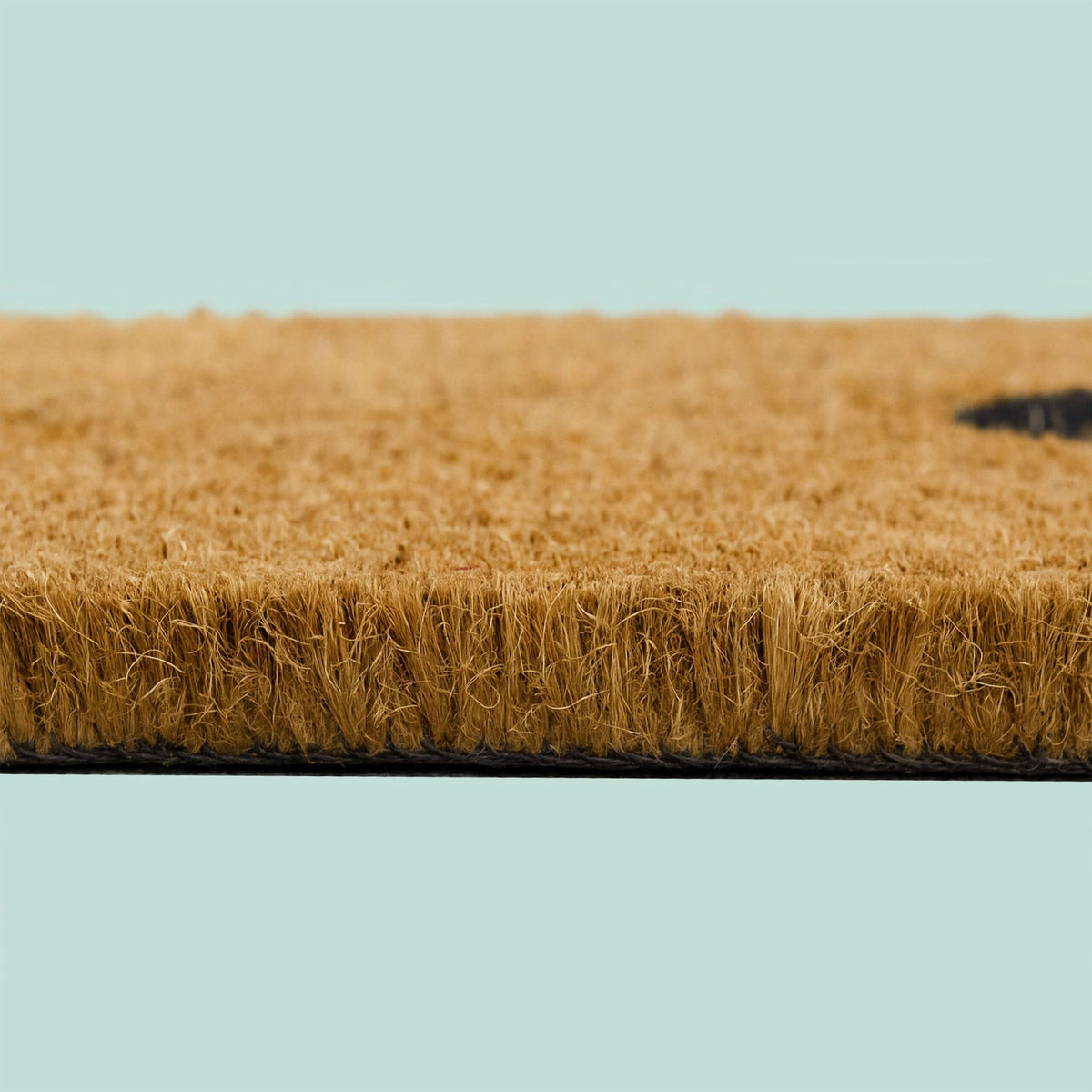 Coir Doormat, Narrow Heart Design, Non-Slip Indoor Outdoor