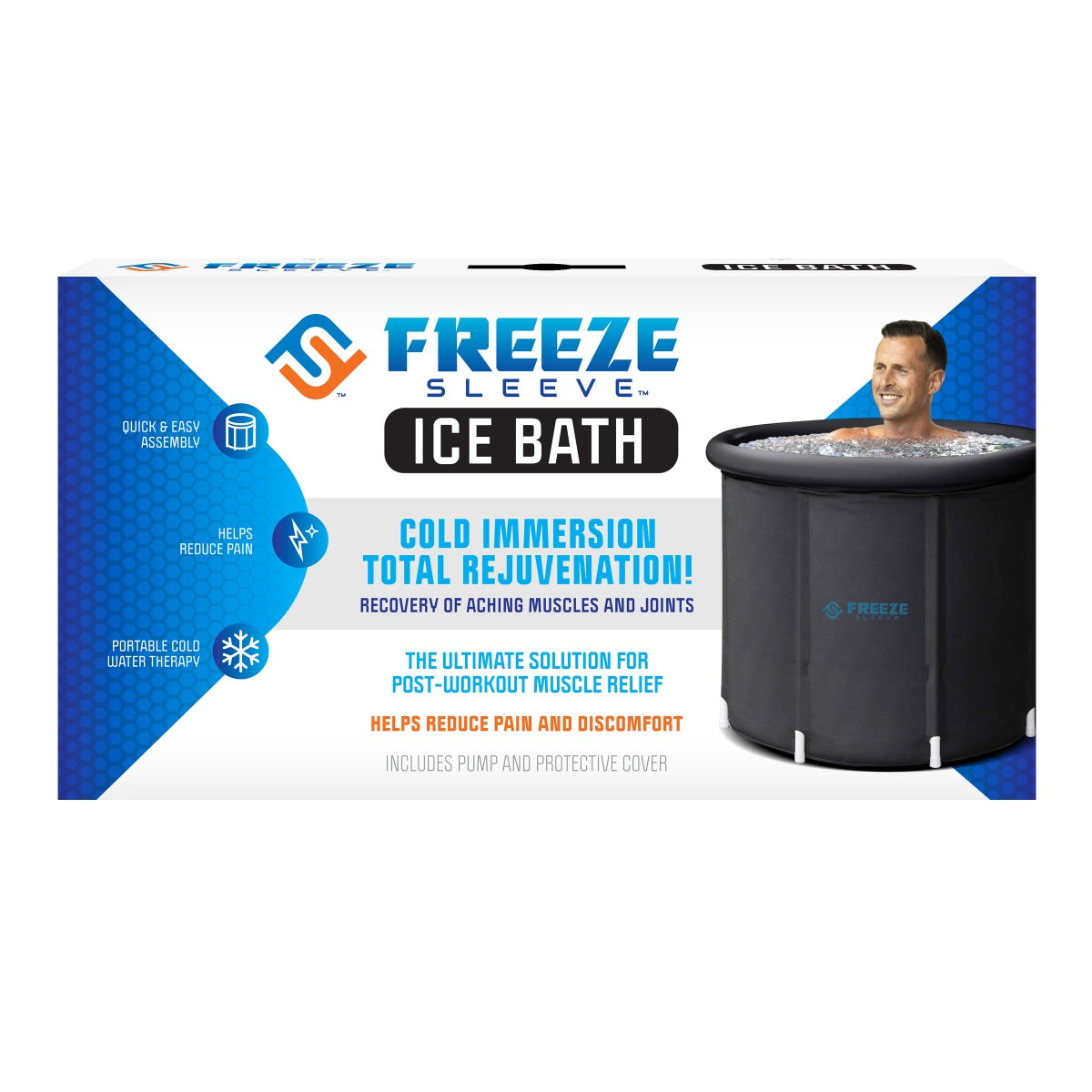 Cold Therapy Ice Bath for Muscle Recovery
