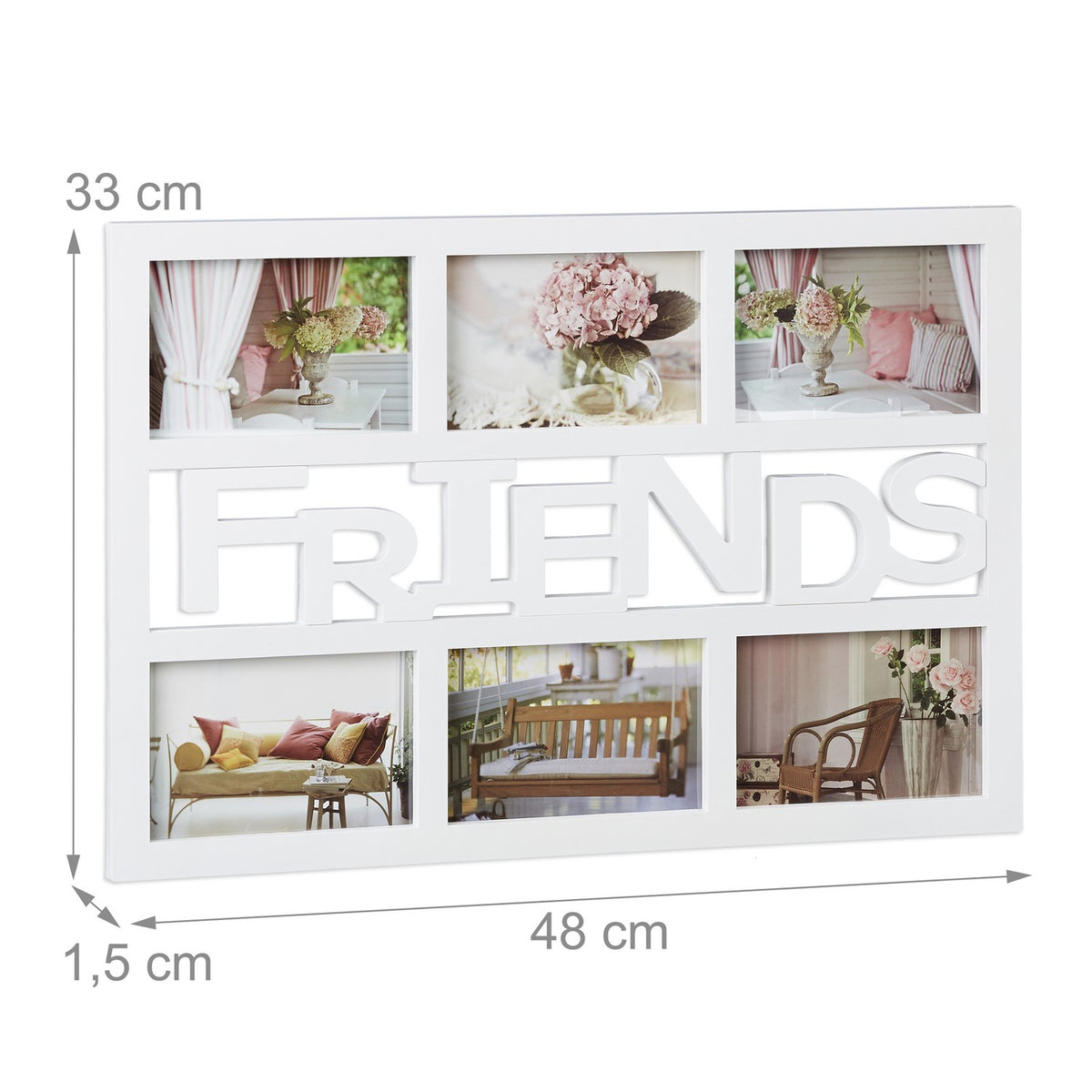 Collage frame Friends 6 pictures