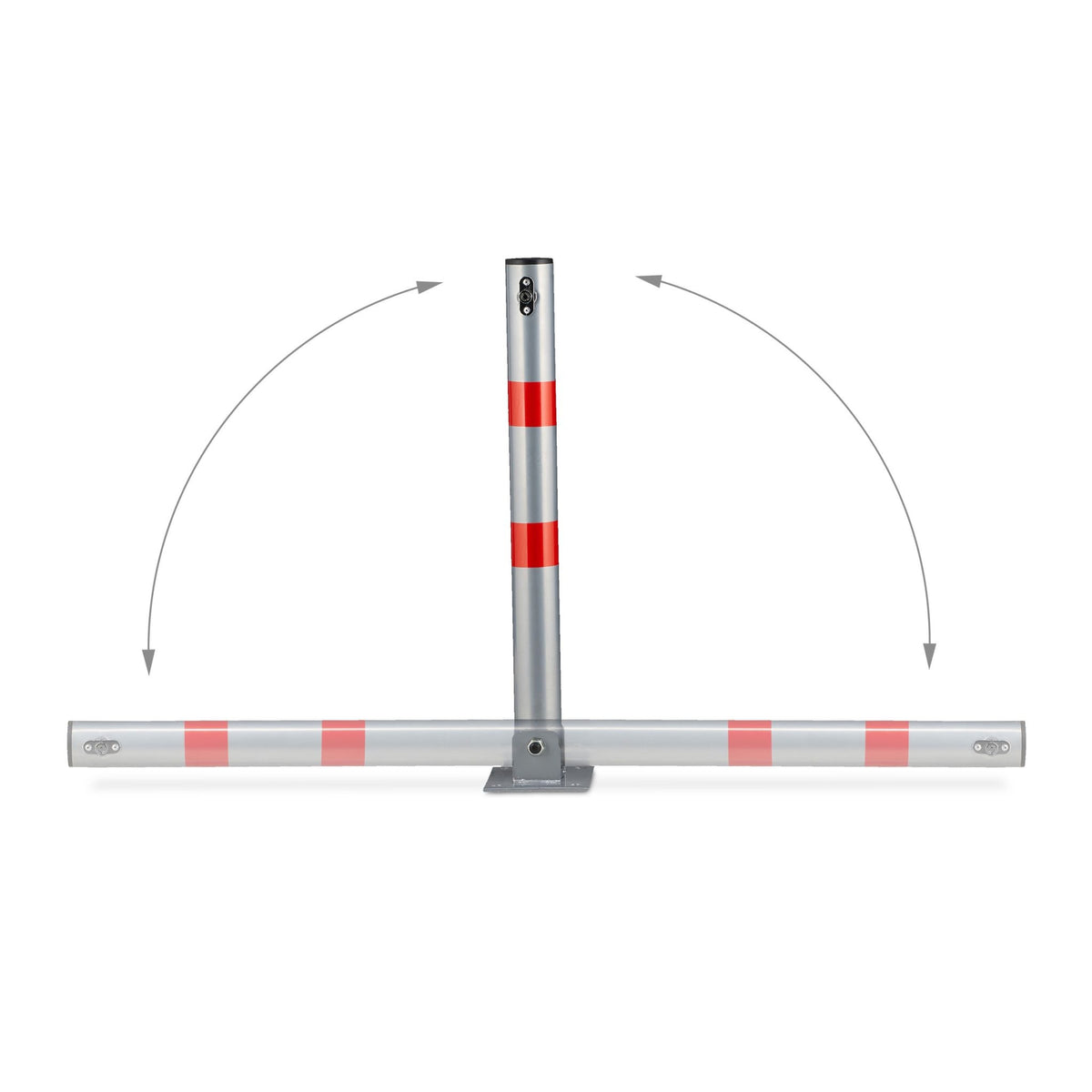 Collapsible barrier post