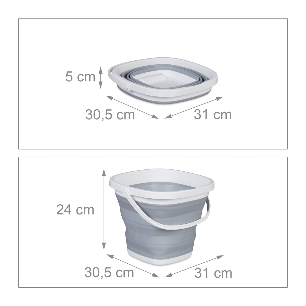 Collapsible bucket 10 litres