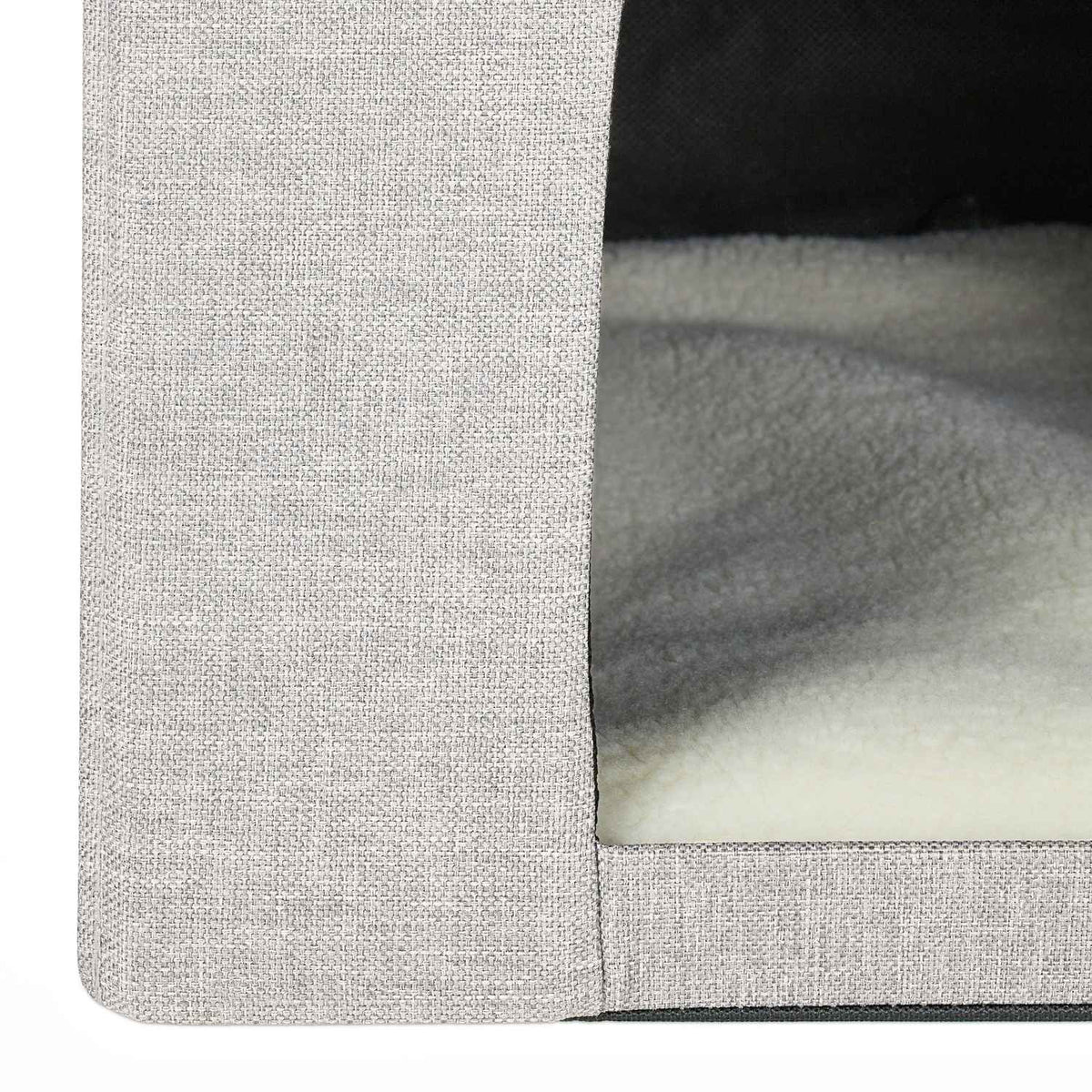 Collapsible cat pit beige