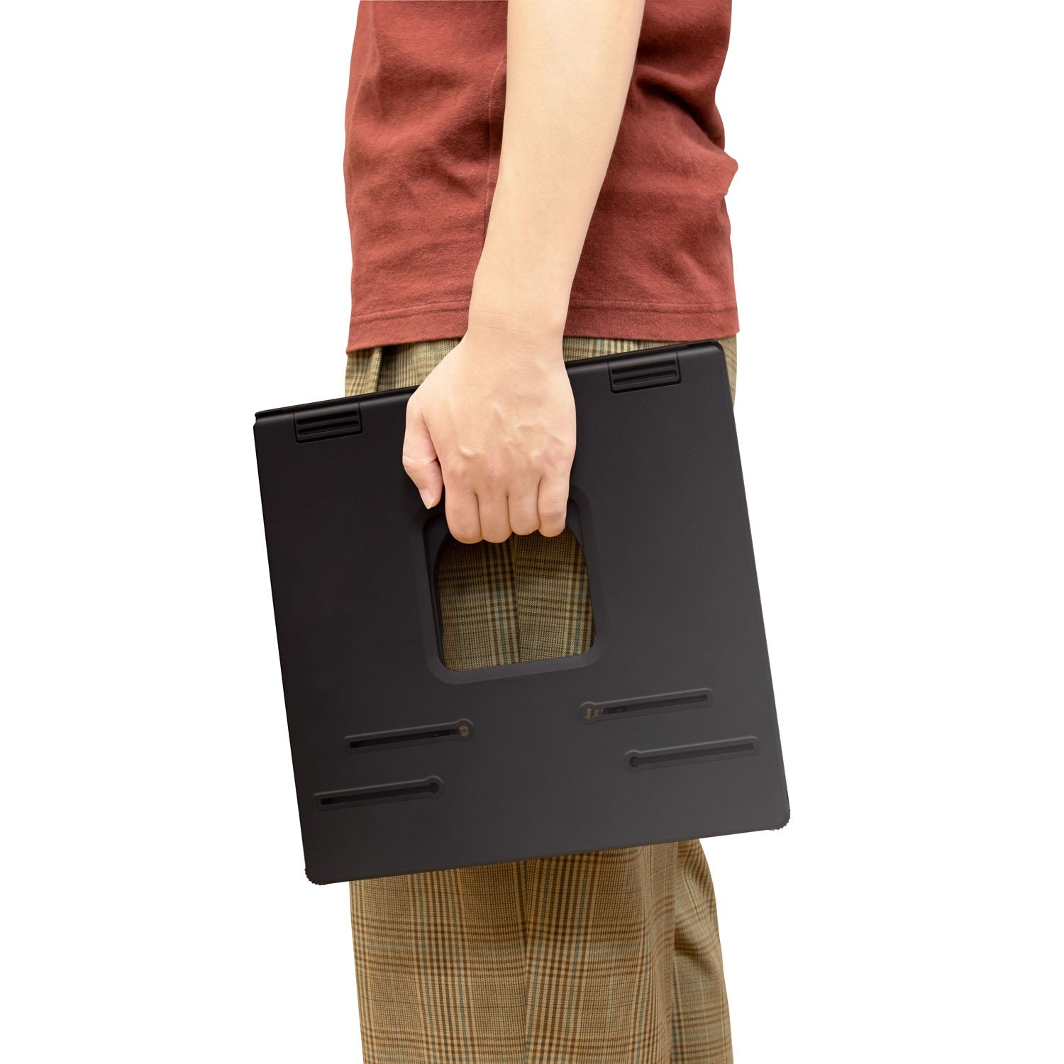 Collapsible laptop stand and height adjustable Sv